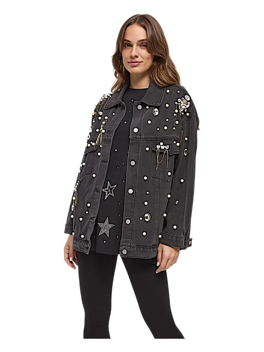 Cazadora Denim Joya Negra