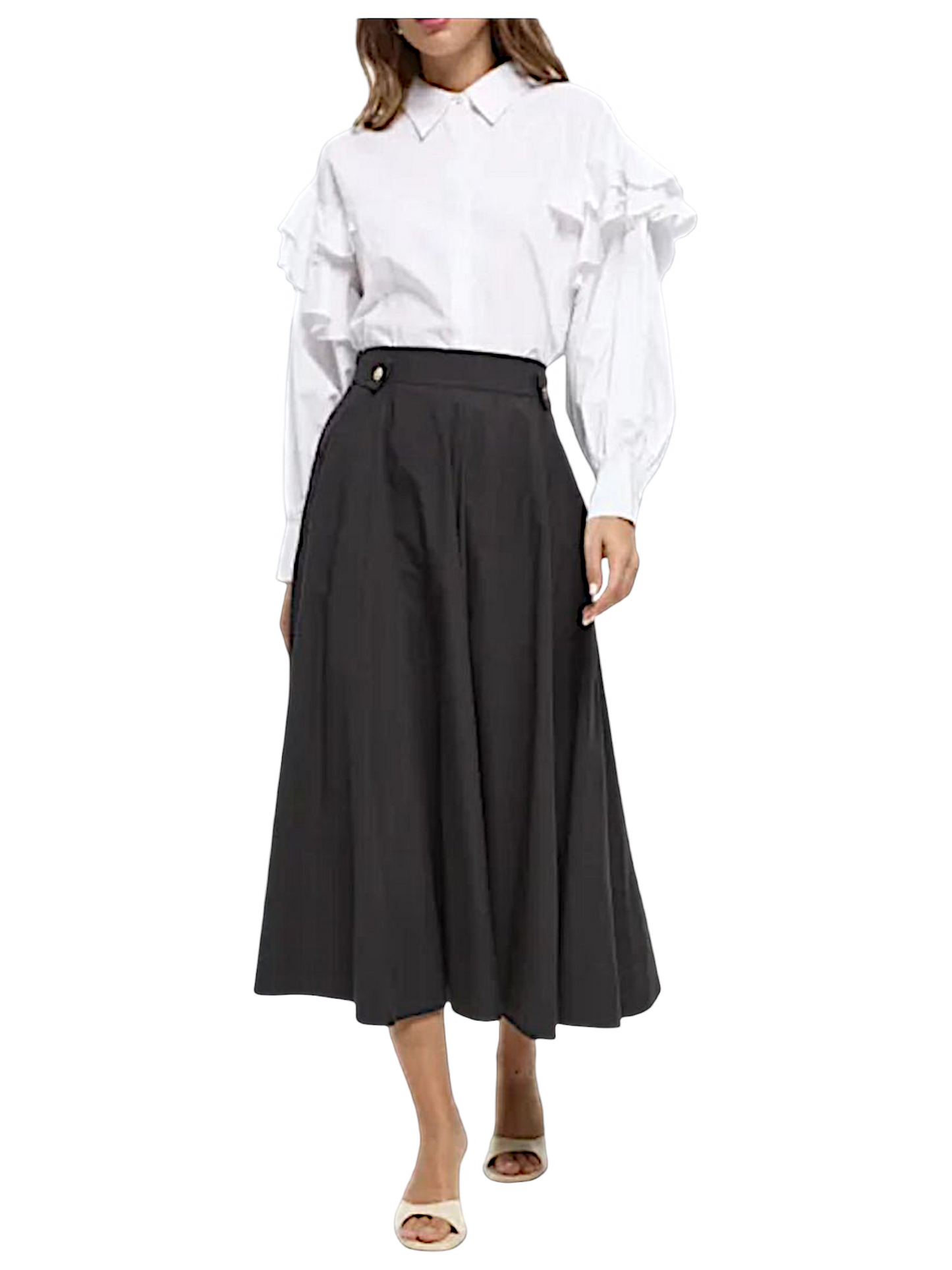 Falda Larga con Vuelo