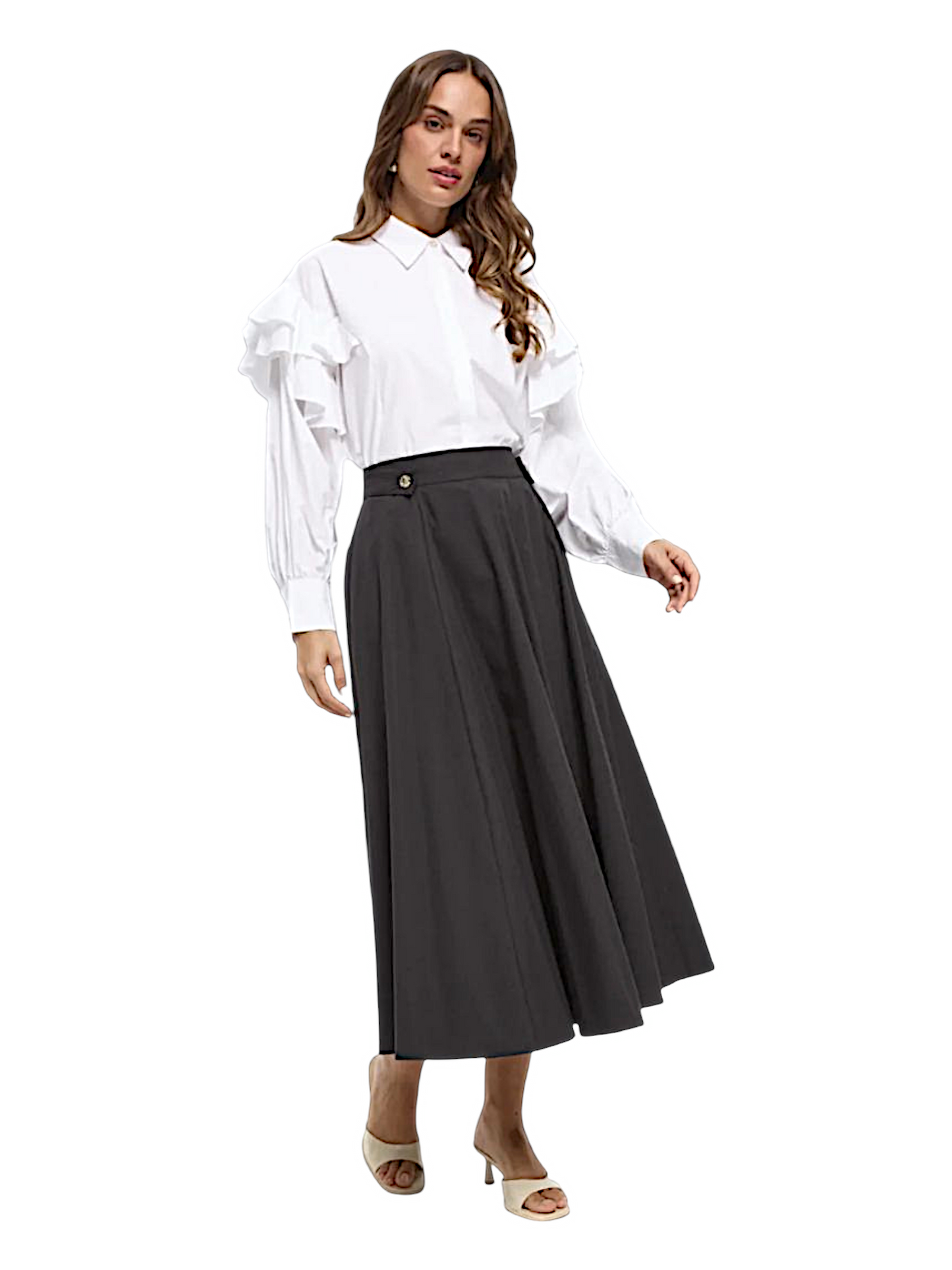 Falda Larga con Vuelo