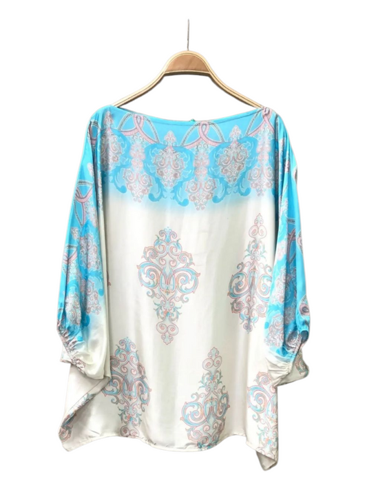 Blusa Satinada Estampada