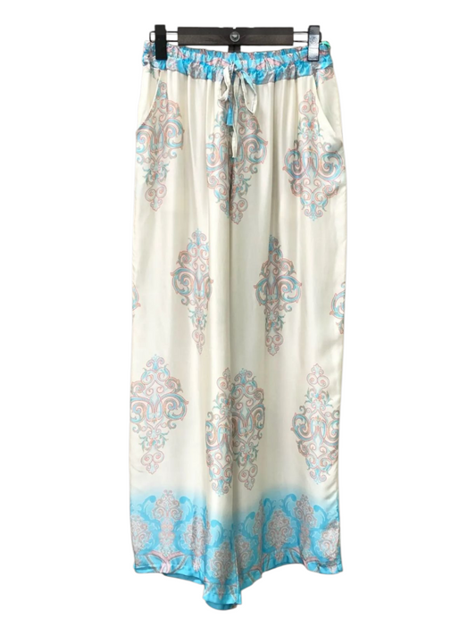 Pantalón Satinado Estampado