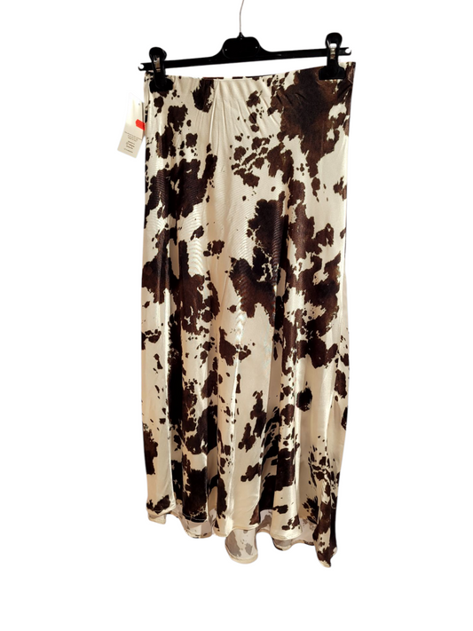 Falda Satén Cow Print