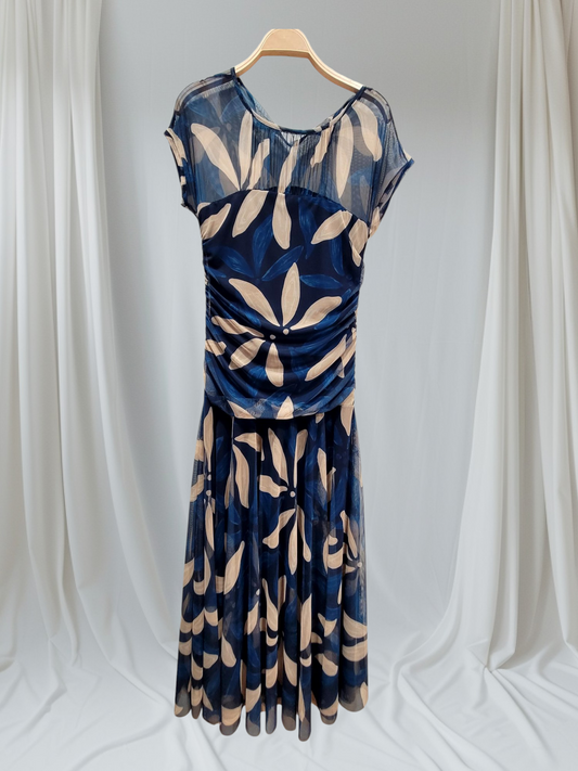 Vestido Midi Drapeado