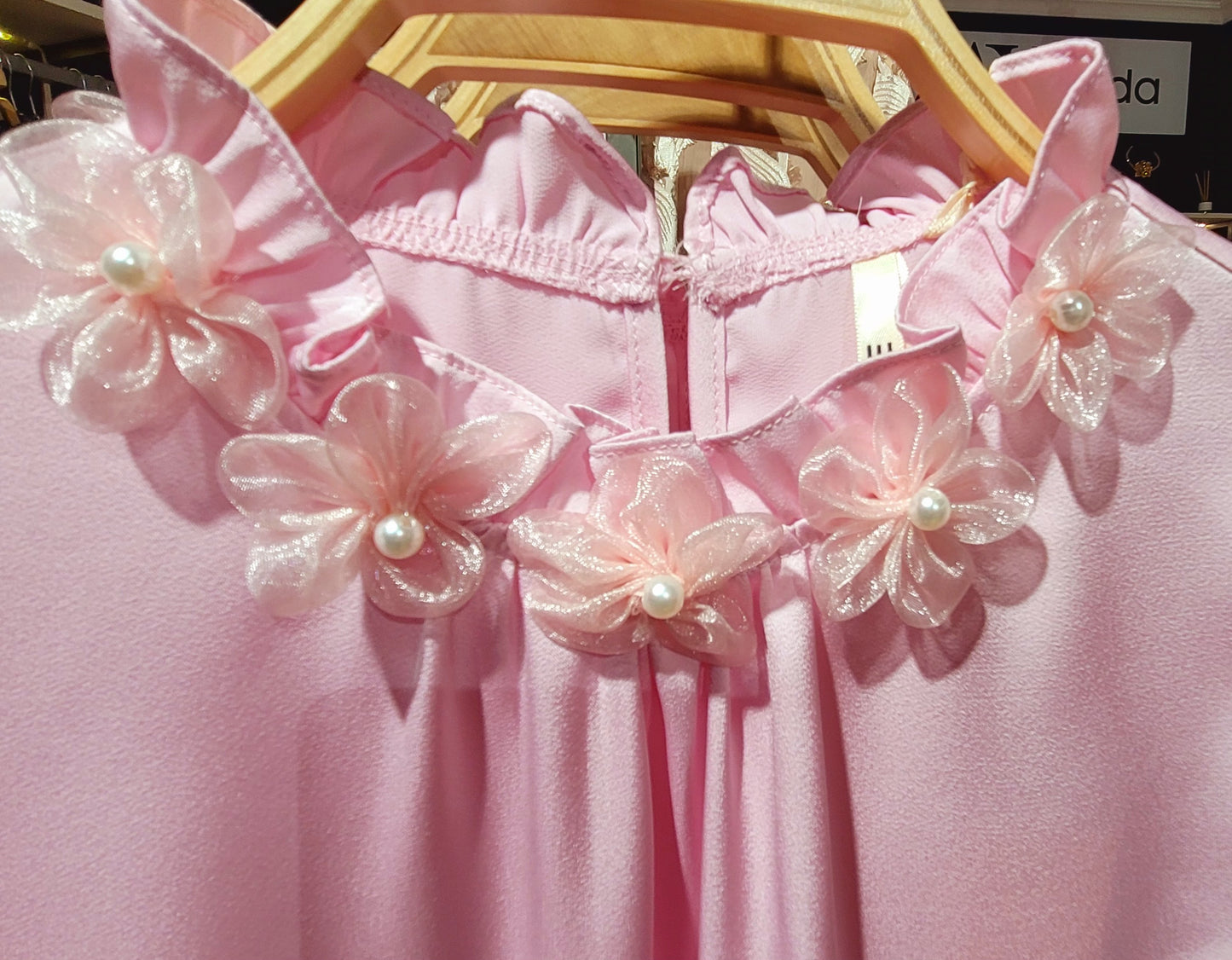 Blusa Rosa de Satén