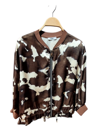 Conjunto Cow Print en Satén.