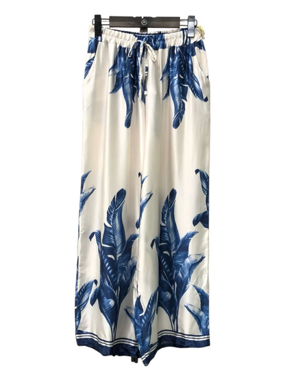 Pantalón Satinado Estampado