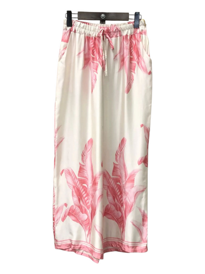 Pantalón Satinado Estampado