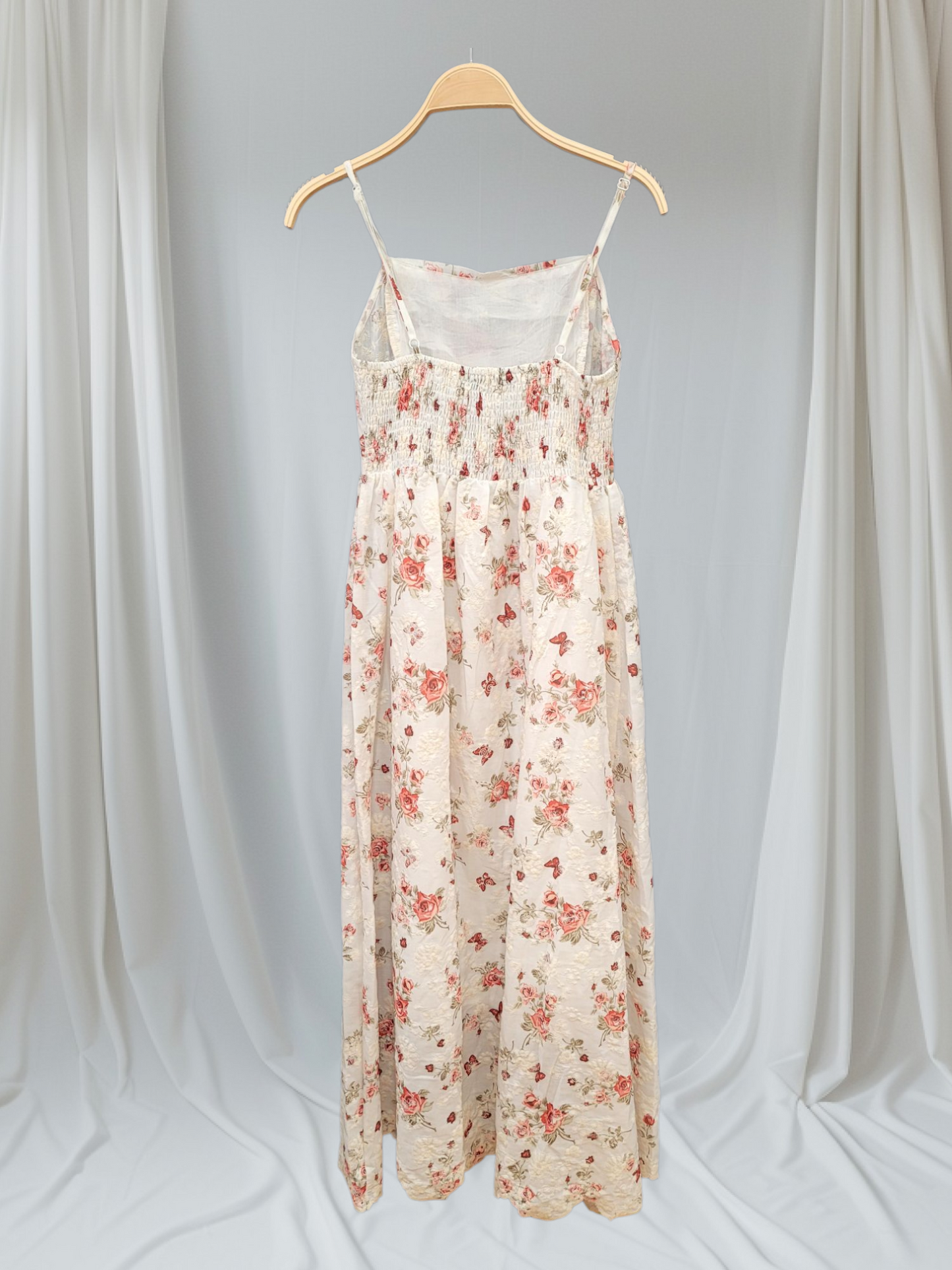 Vestido Largo Floral de Tirantes